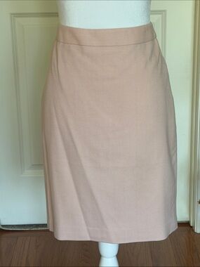 Banana Republic Soft Blush Midi A-Line Skirt